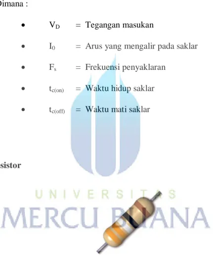 Gambar 2.5  Resistor 