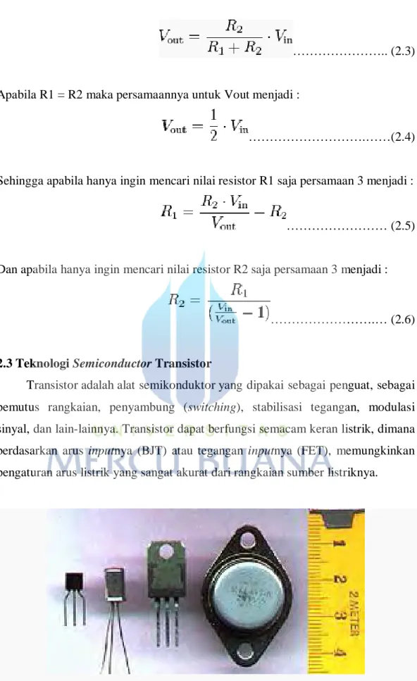 Gambar 2.5 Transistor through-hole 