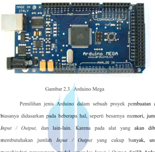 Gambar 2.3   Arduino Mega 
