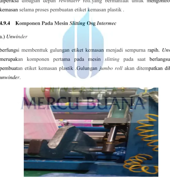 Gambar 4.4 unwinder 