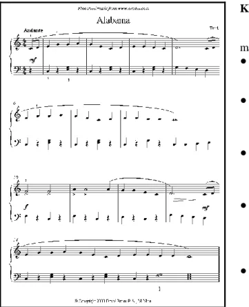 Gambar 14. Partitur  Lagu ”Alabama” Yang Sebe- Sebe-narnya, Free sheet music, riffs, lessons and tools for  musicians who play
