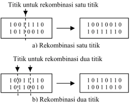 Gambar 2 Operator rekombinasi. 