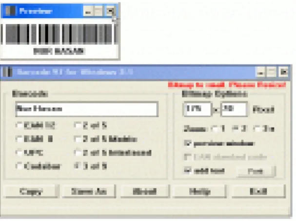 Gambar 2.11 Contoh barcode generator