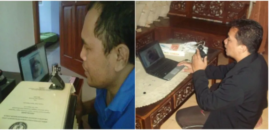 Gambar pengambilan data dapat dilihat dibawah 