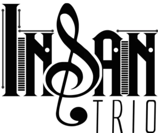 Gambar 20 : font typography logo Insan Trio  Sumber: koleksi penulis 