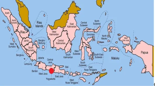 Gambar I.2  Peta Indonesia 