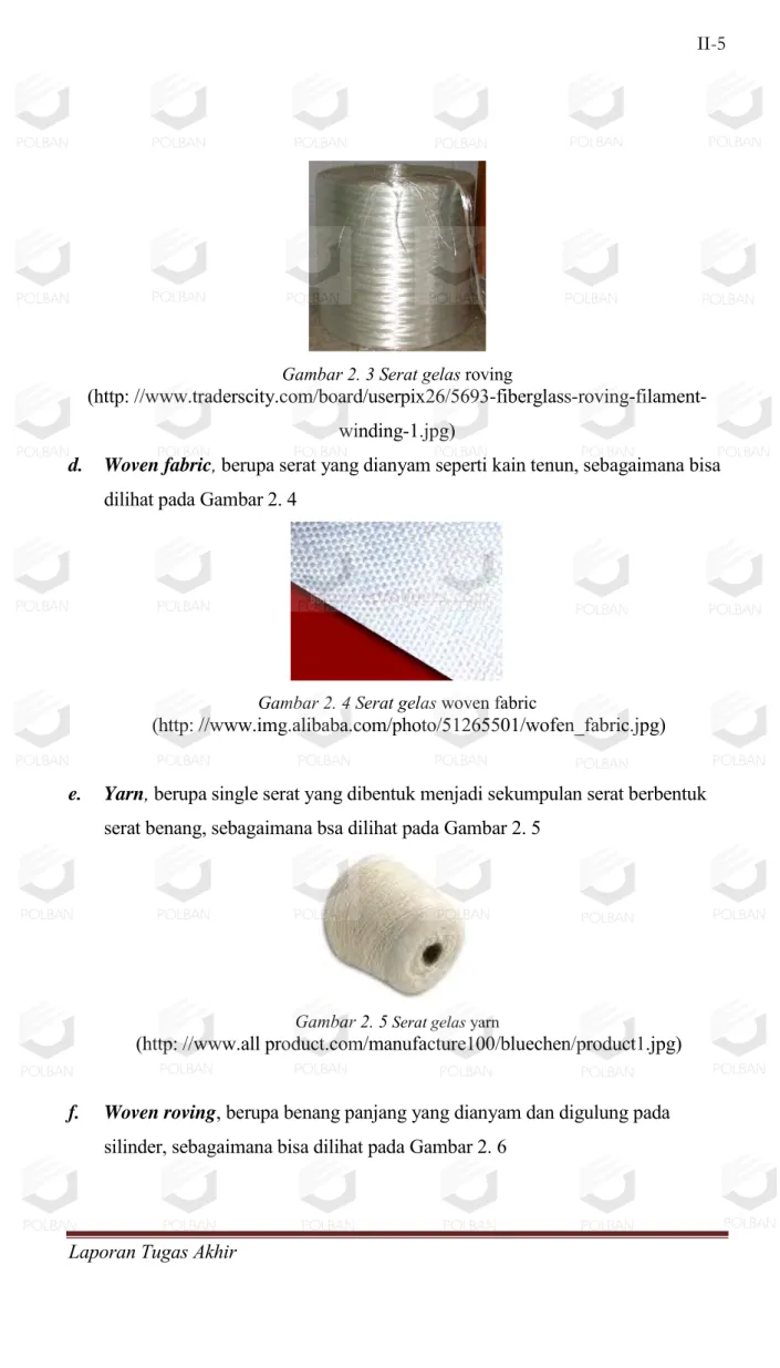 Gambar 2. 3 Serat gelas roving 