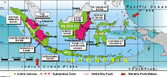 Gambar  1.  Peta  Cekungan  CBM  di  Indonesia  (The  Coalbed  Methane  Potential  Of  Indonesia:  Analogies  With  U