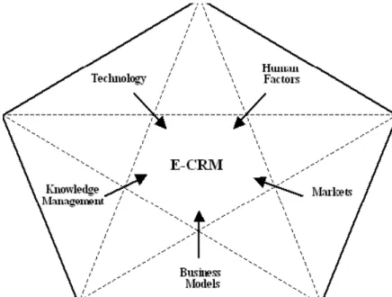 Gambar 2.1 e-CRM Research Framework 