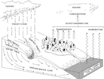 Gambar  2.1 Siklus Hidrologi 