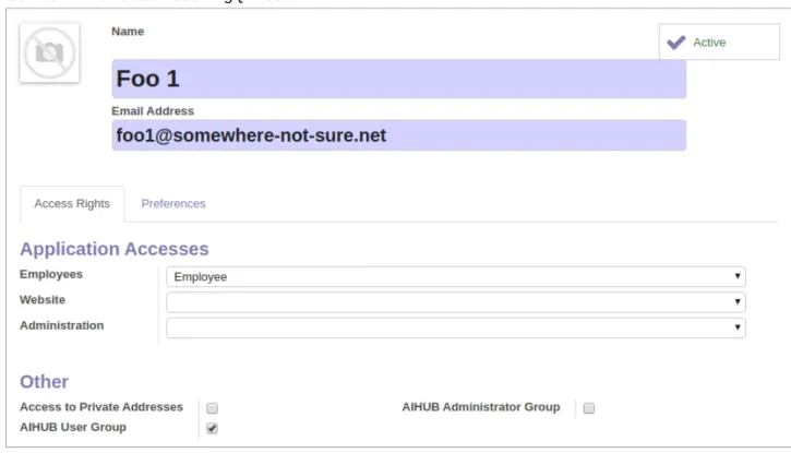 Gambar 4. Pembuatan User BigQ Web