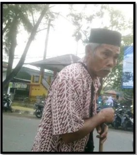 Gambar 10. Bapak Yusuf Pengemis di Kota Langsa 