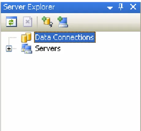 Gambar 1.9. Server Explorer 