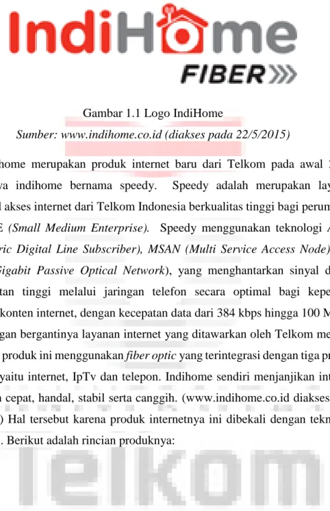 Gambar 1.1 Logo IndiHome 