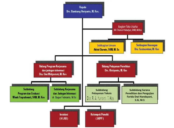 Gambar 3. Struktur Organisasi B 2 P 2 VRP Tahun 2013 