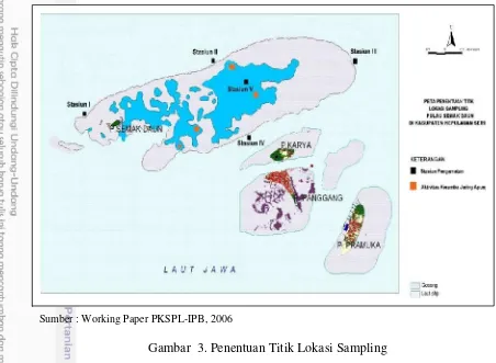 Gambar  3. Penentuan Titik Lokasi Sampling 