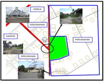 Gambar 2: Lokasi Site Perumahan Pusat Kota Dengan Konsep Efisiensi di Pontianak 