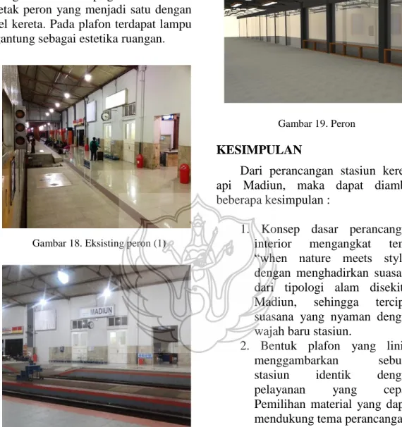 Gambar 19. Eksisting peron (2) 