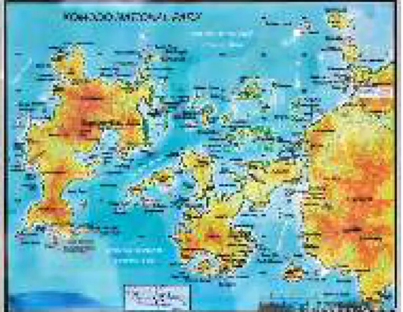 Gambar  1. Peta pulau komodo 