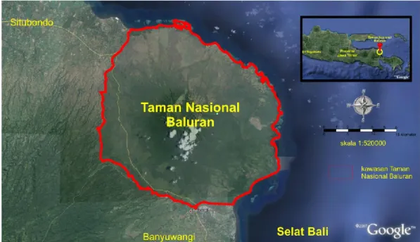 Gambar 2. Lokasi Kawasan Taman Nasional Baluran 