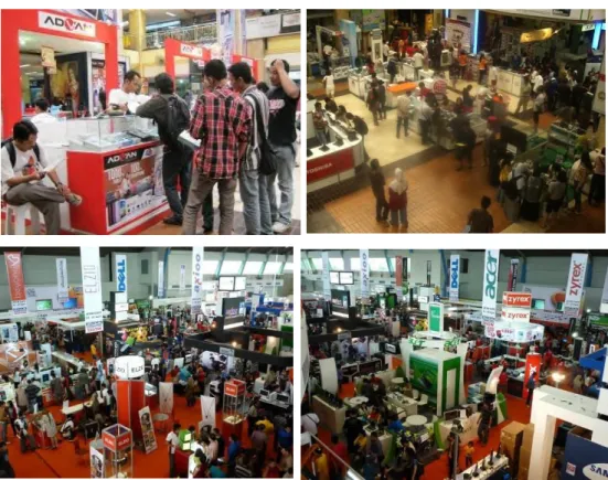Gambar II. 7. Pameran elektronik Hi-Tech Mall &amp; Jatim Expo Surabaya. Sumber: Dok. 