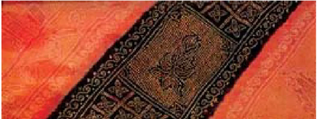 Gambar 5.1:  Kain pelangi dari India