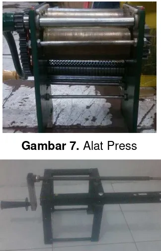 Gambar 7. Alat Press 