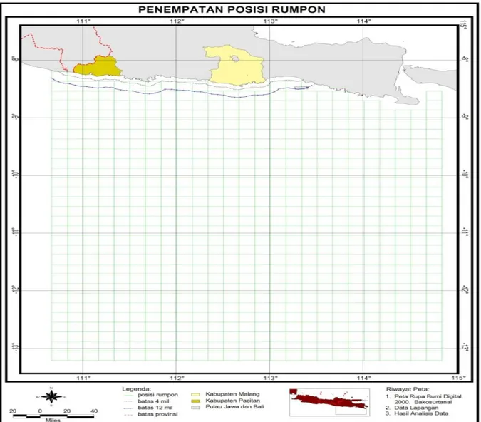 Gambar 9 Rata-rata bulanan konsentrasi klorofil-a selama 5 tahun (2008 2012) di perairan selatan Jawa Timur