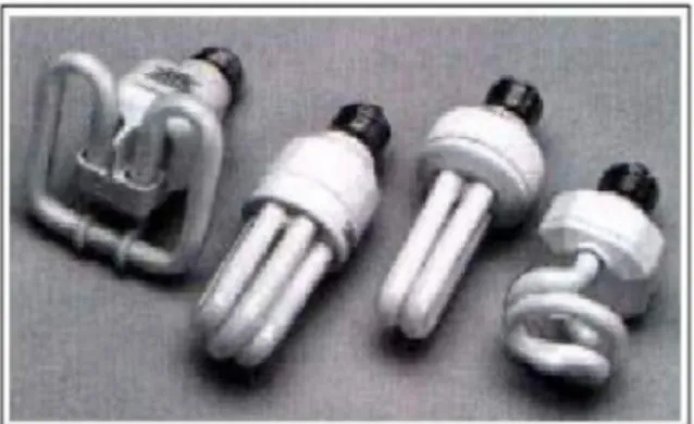 Gambar 2.6. Lampu Compact Fluorescent dengan ballast 