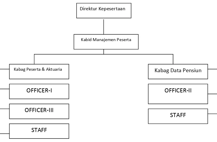 Gambar 2.4. Struktur Organisasi Khusus:  Bidang Manajemen Peserta  