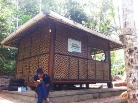 Gambar 2.4 Mushola “Tombo Ati, salah satu implementasi  program CSR di Ekowisata Taman Sungai Mudal 