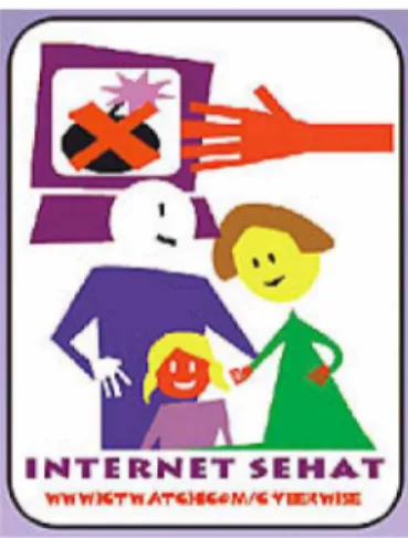 gambar 4.4.2.1 Program Kampanye Internet Sehat ( sumber : http://www.bebas.vlsm.org )