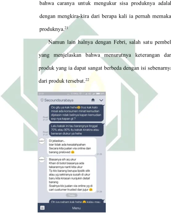 Gambar 3.6 : Chat dengan Anna 