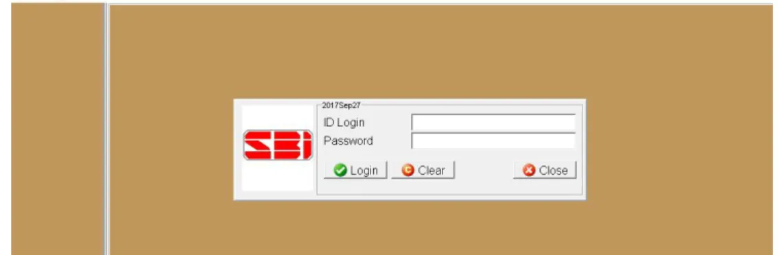 Gambar 2. 1 Tampilan Login ERP PT. SBI 