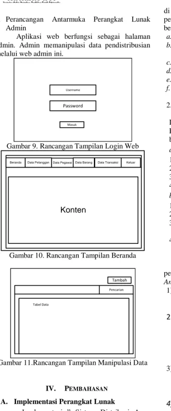 Gambar 9. Rancangan Tampilan Login Web 