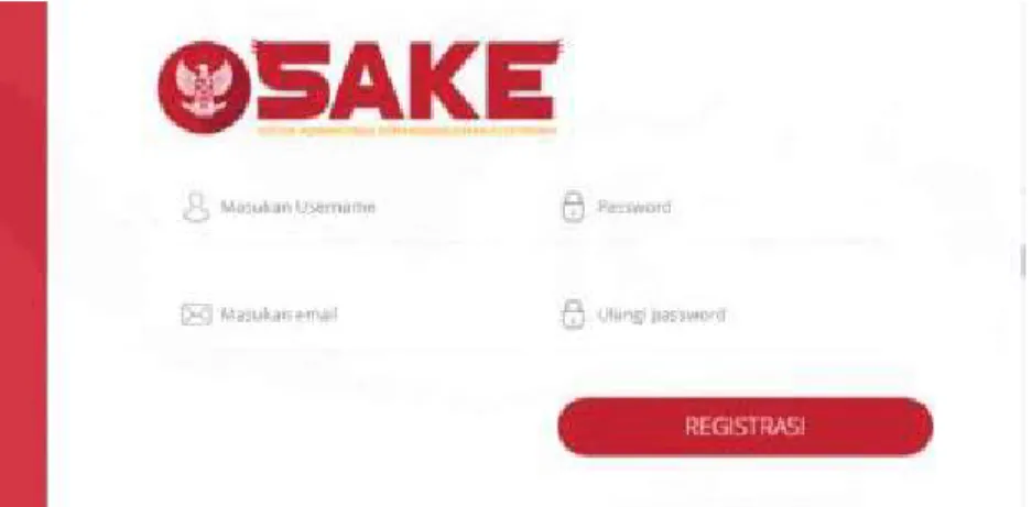 Gambar 2 Sistem Registrasi SAKE