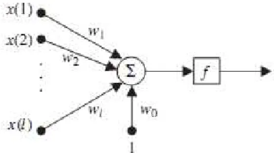 Gambar 2.2   Struktur Perceptron 
