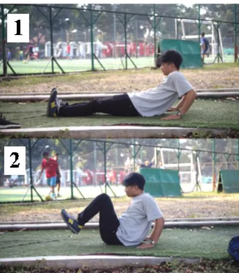 Gambar II.7. Gerakan Knee Pull In  Sumber: Dokumen Pribadi (2019) 