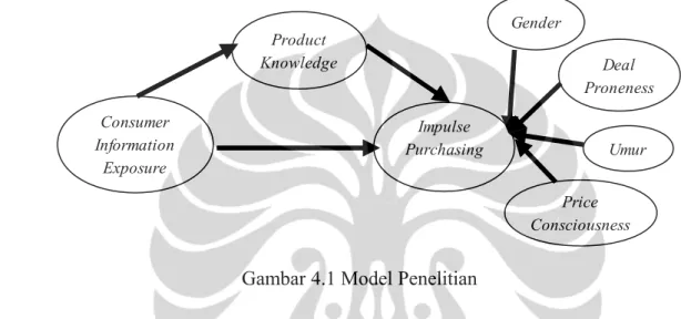 Gambar 4.1 Model Penelitian 