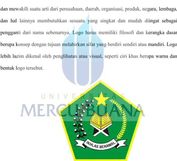 Gambar 2.1 Logo kementerian agama sebagai identitas diri 