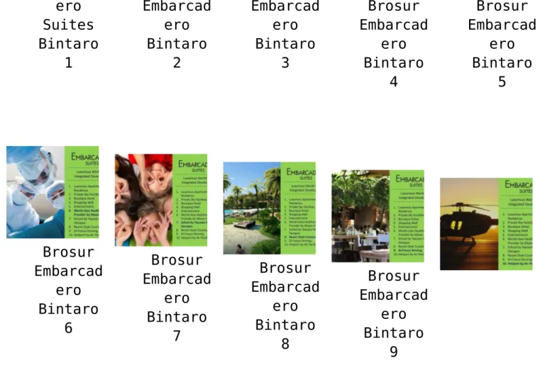 Gambar Brosur Embarcadero Suites Terbaru Per Feb-2014 :