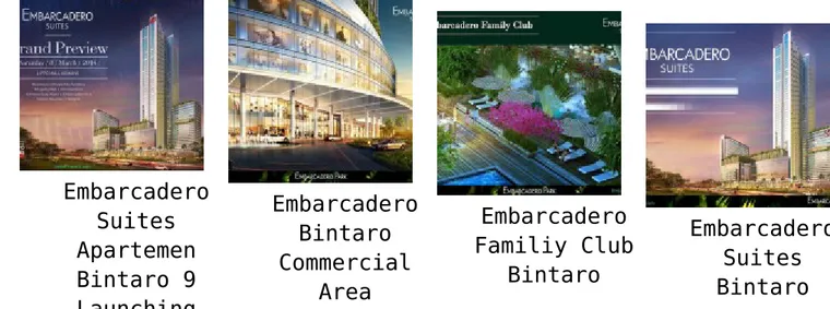 Gambar Brosur Apartemen Embarcadero Suites Bintaro Sektor 9