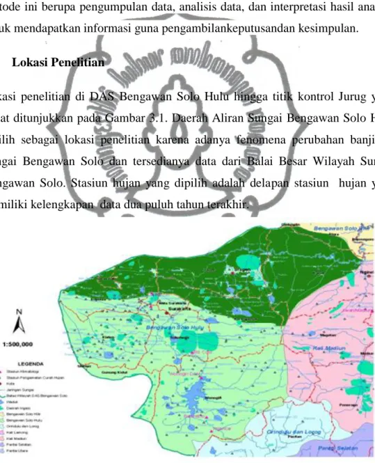 Gambar 3.1 Peta DASBengawan Solo Hulu 