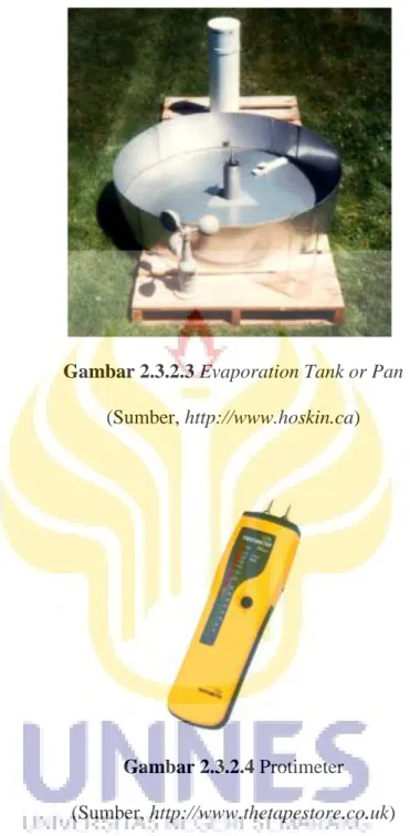 Gambar 2.3.2.3 Evaporation Tank or Pan  (Sumber, http://www.hoskin.ca) 