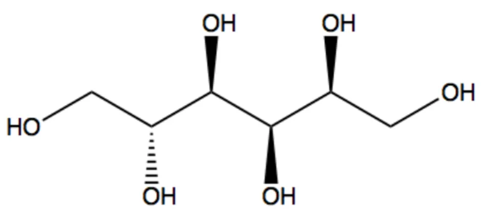 Gambar 2. Rumus bangun sorbitol 