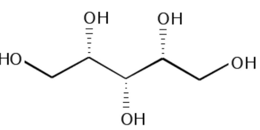 Gambar 3. Rumus bangun xilitol 