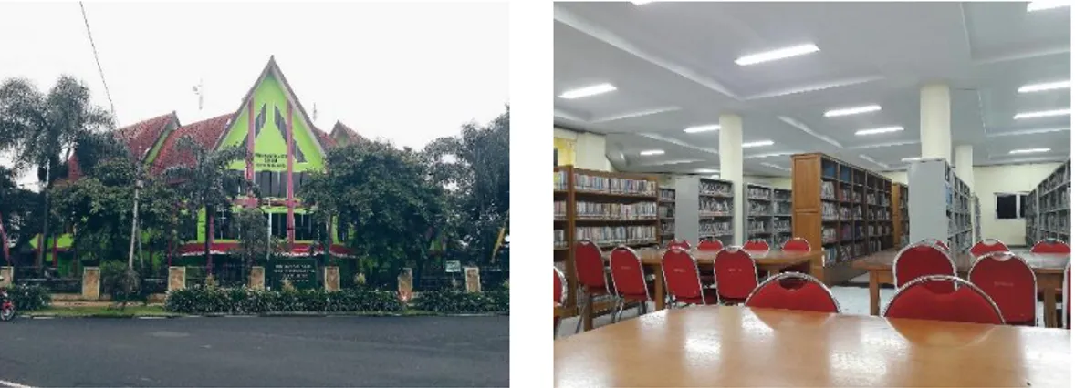 Gambar 1. Ruang Baca Perpustakaan Umum Kota Malang  3.1  Ruang Personal Pemustaka (Intensitas Kegiatan Tinggi) 