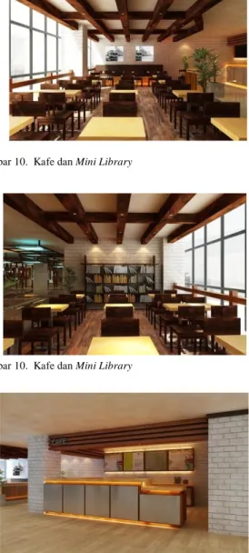 Gambar 10.  Kafe dan Mini Library 