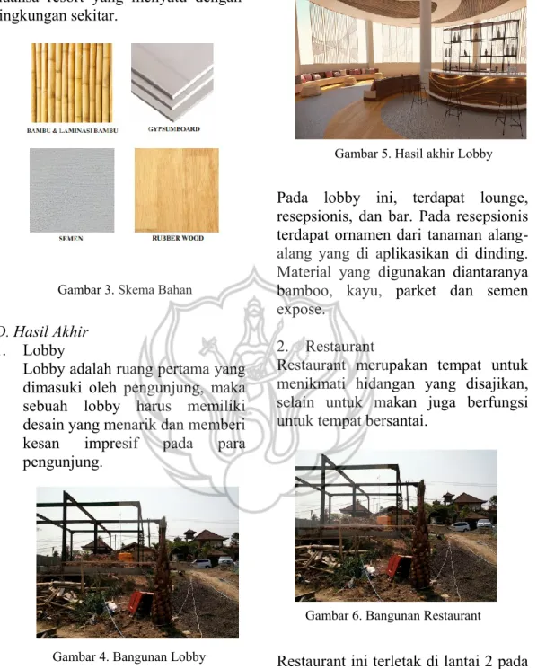 Gambar 4. Bangunan Lobby 
