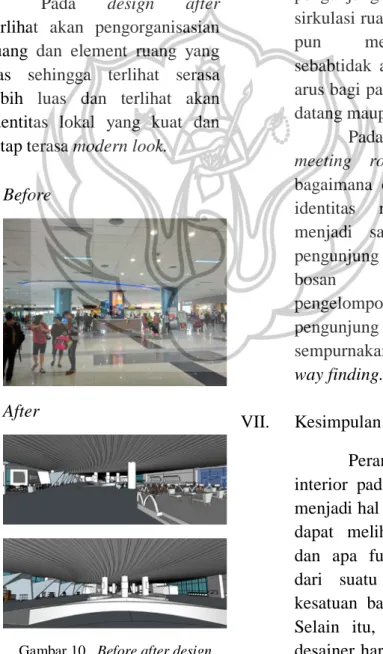 Gambar 10.  Before after design   Meeting point 